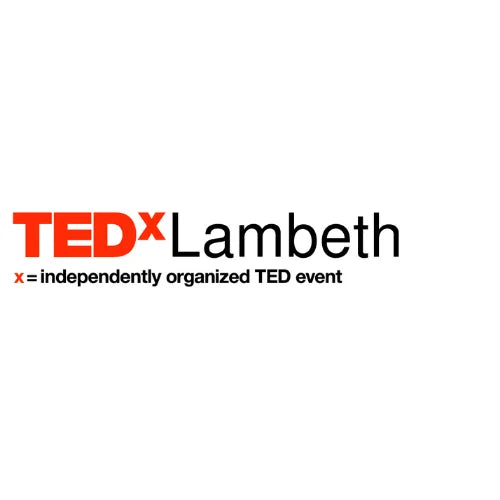 TEDx Lambeth logo on a white background